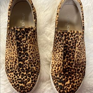 J\Slide Heidi leopard calf skin sneakers